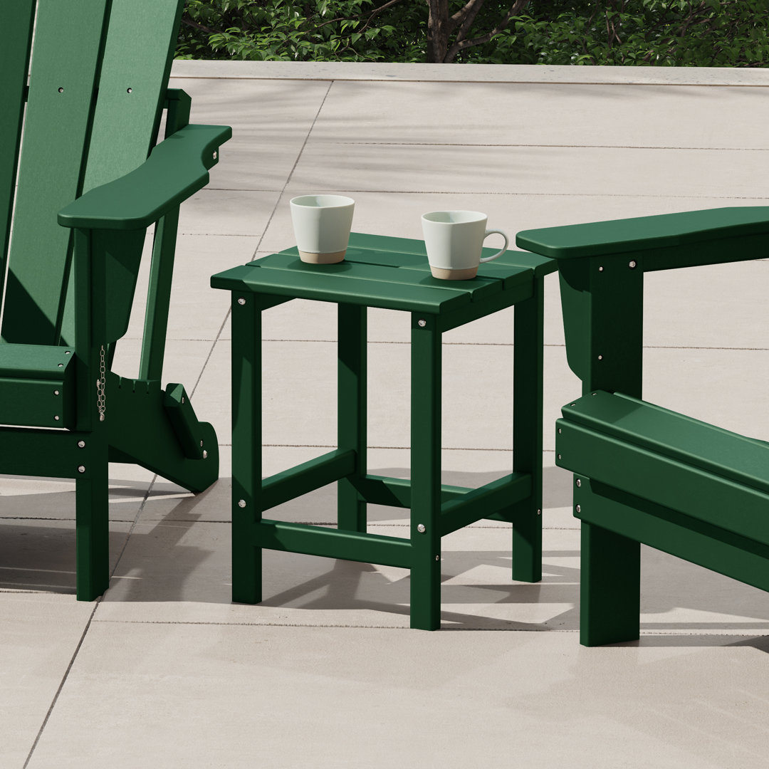 Shavon All Weather Adirondack Outdoor HDPE Side Table
